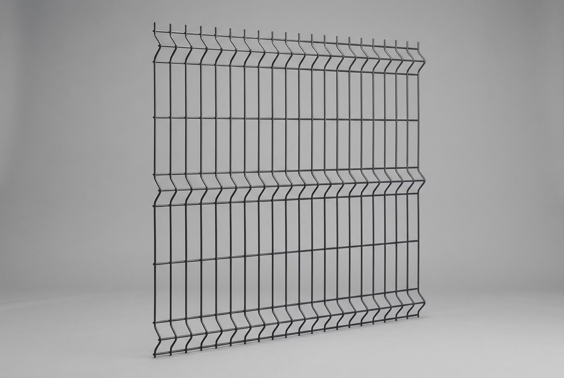 3D panelna ograja antracit - Ograje Krabar