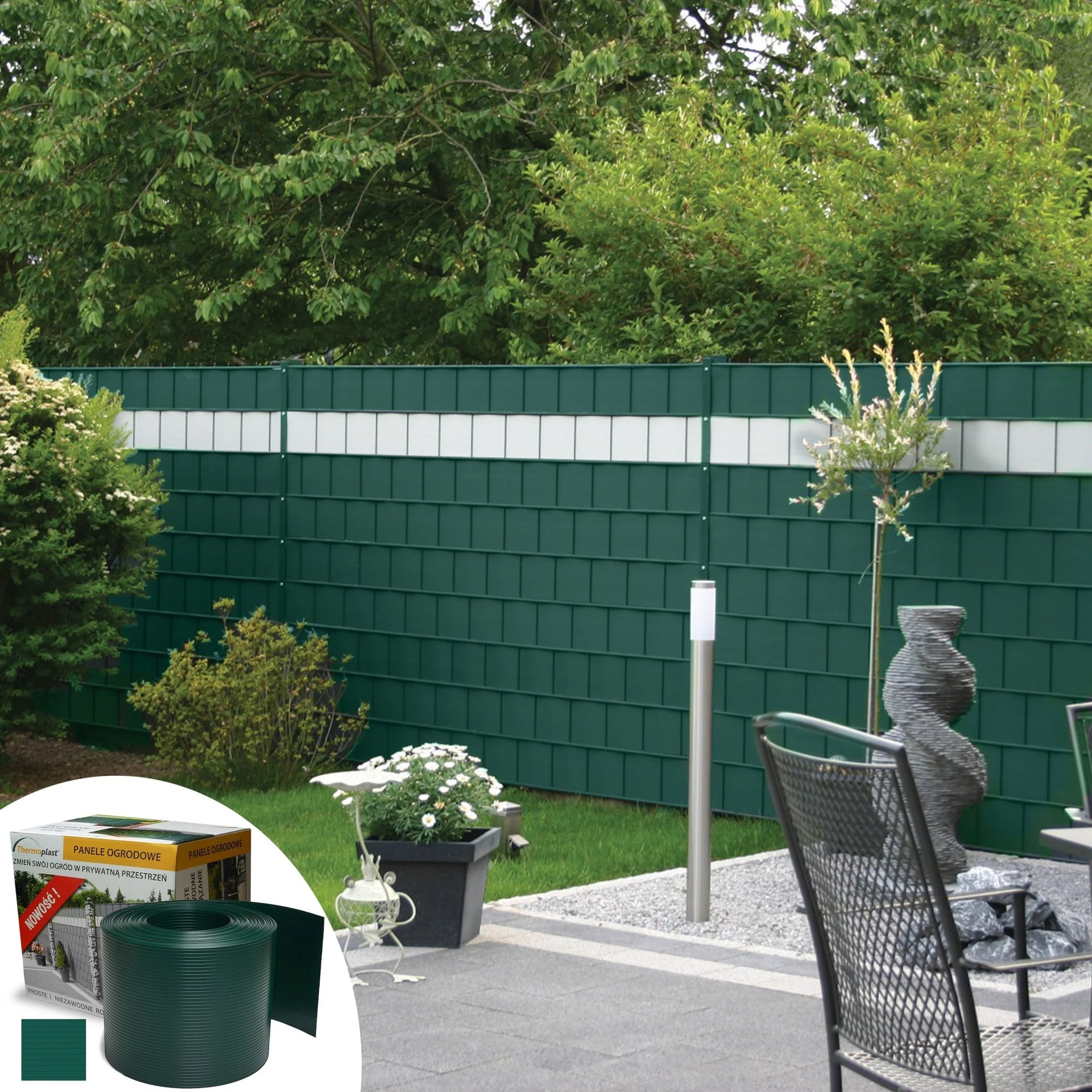 Polipropilen zastirke za panelno ograjo